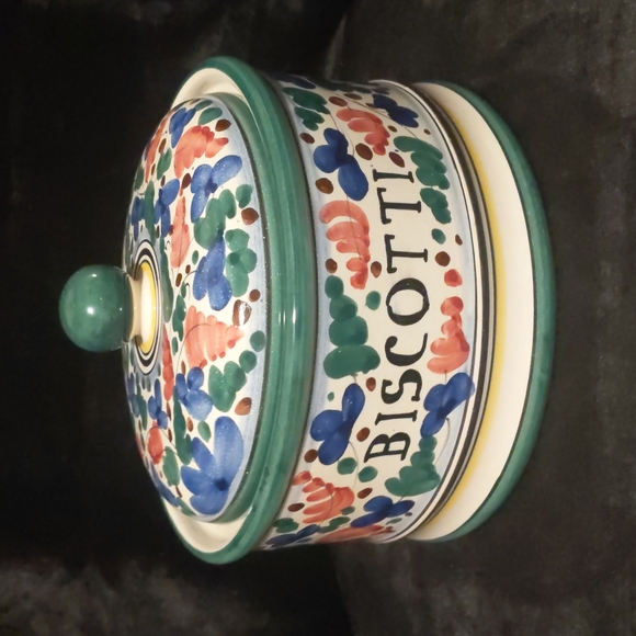 ANCIEN POT À graisse en terre cuite et grès avec couvercle EUR 10,00